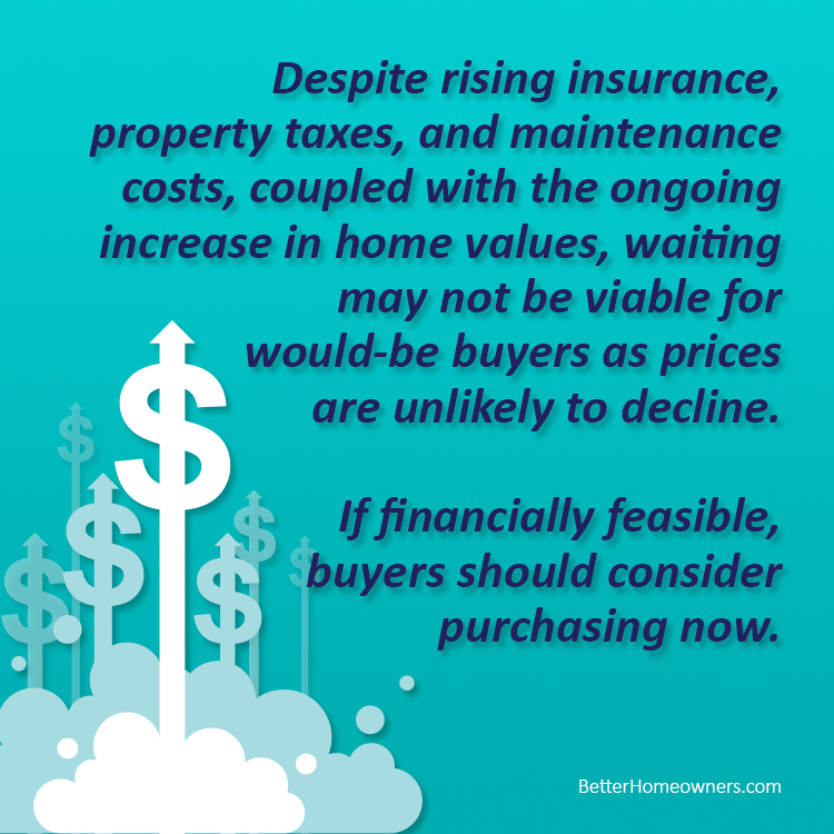 Despite rising costs, waiting may not be best strategy