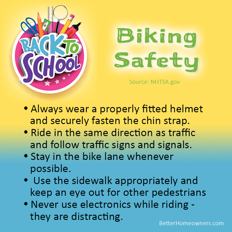 Back to School - Biking Safety