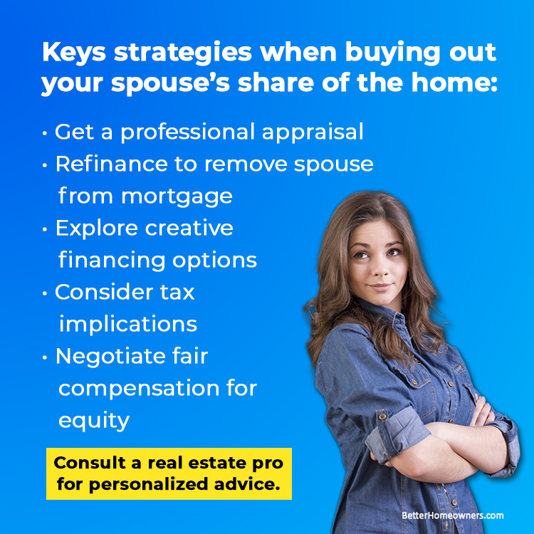 Key strategies when buying out your spouse