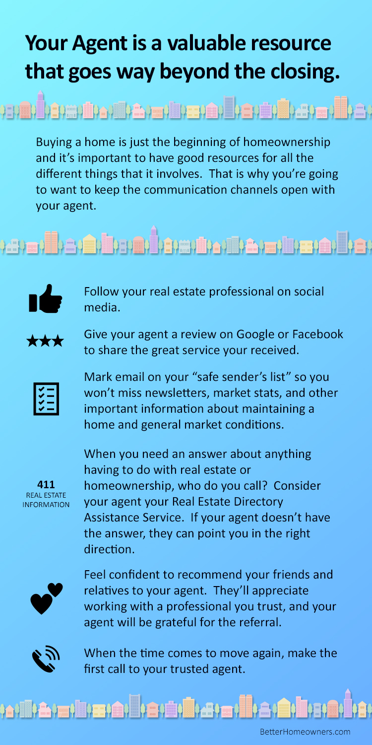 Your agent is a valuable resource