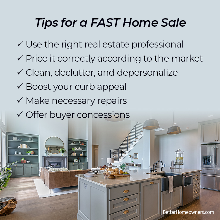 Tips for a FAST Home Sale