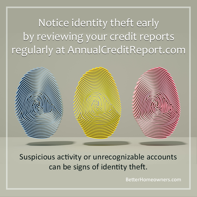 Notice Identity Theft