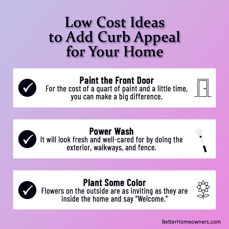 Low Cost Ideas to Add Curb Appeal