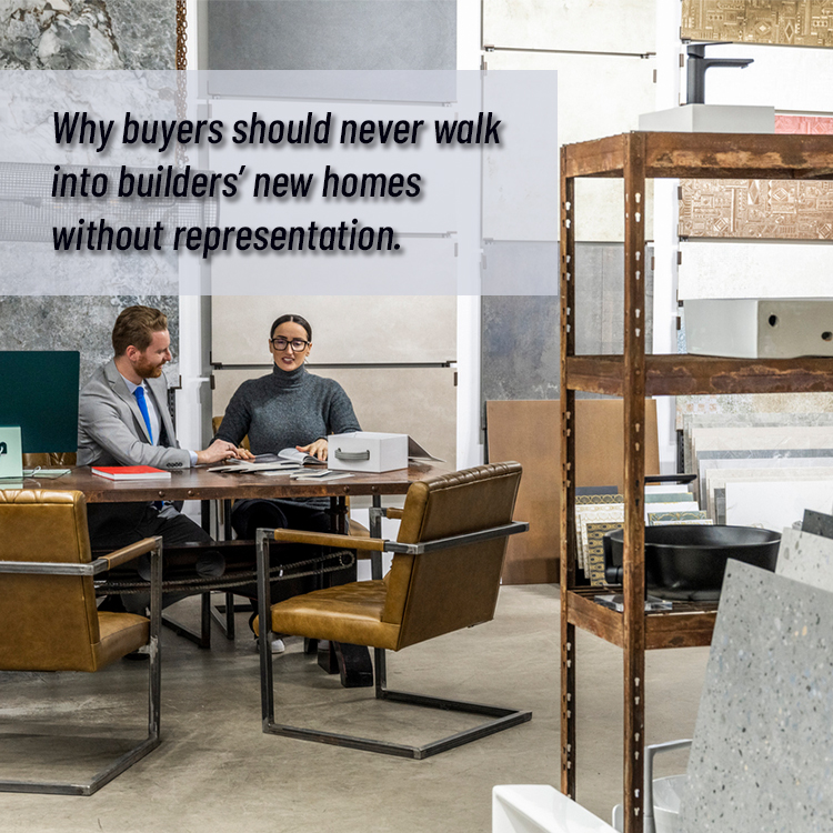 Never do this without your agent present