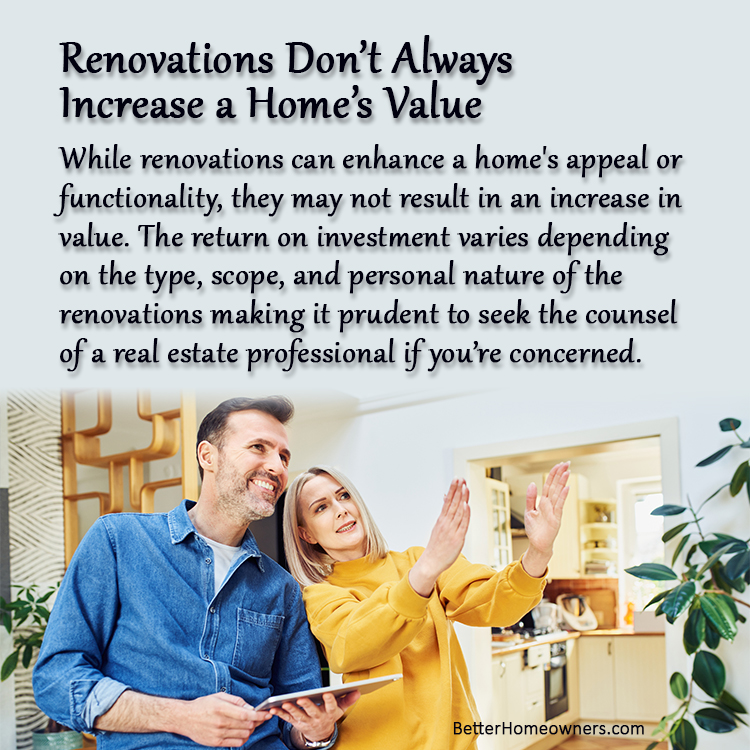 Renovations don