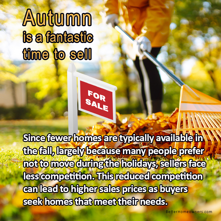 Autumn is a fantastic time to sell a home