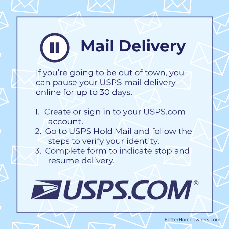 Pause your Mail Delivery