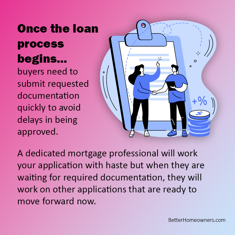 Once the Loan Process Begins...