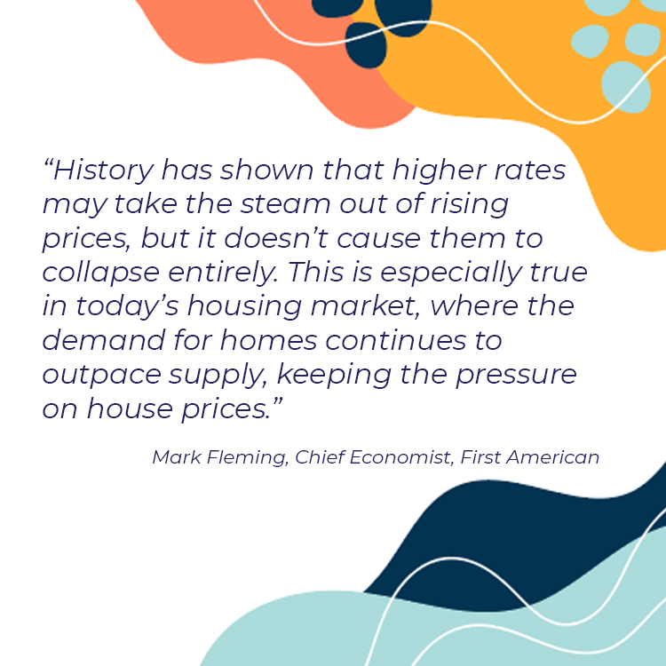History has shown that higher rates may...