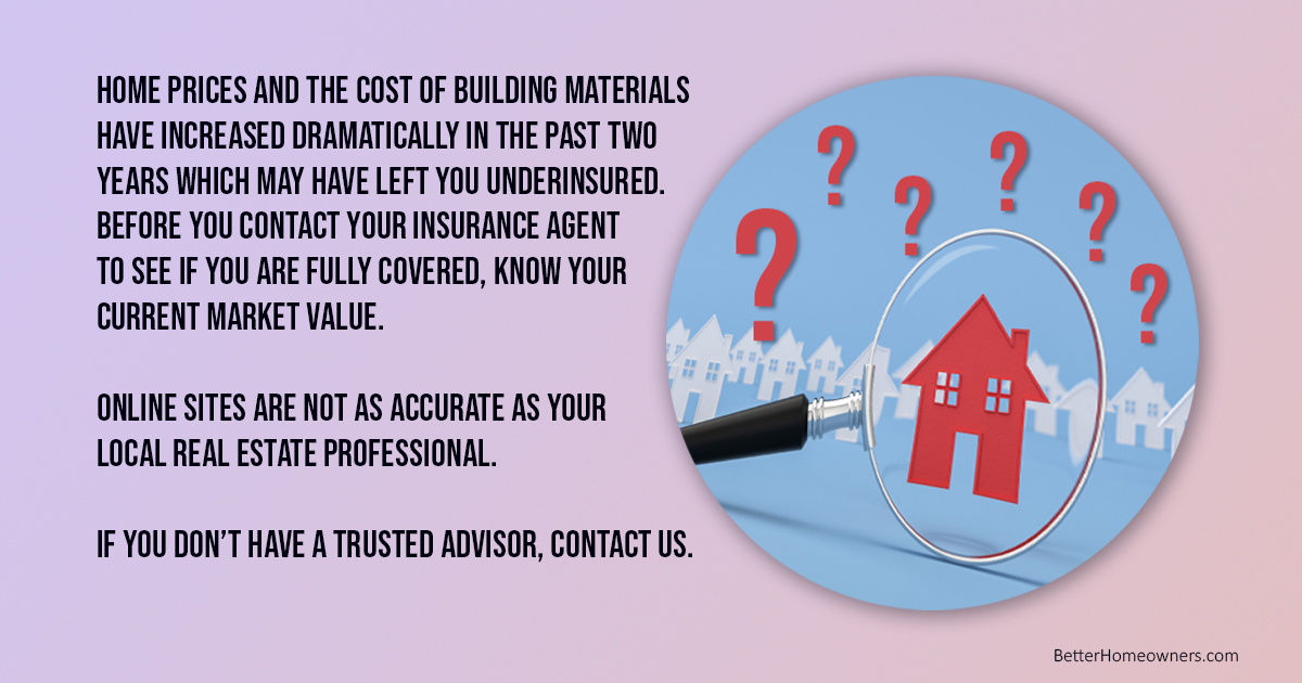 Is Your Home Insured for Its Current Value?